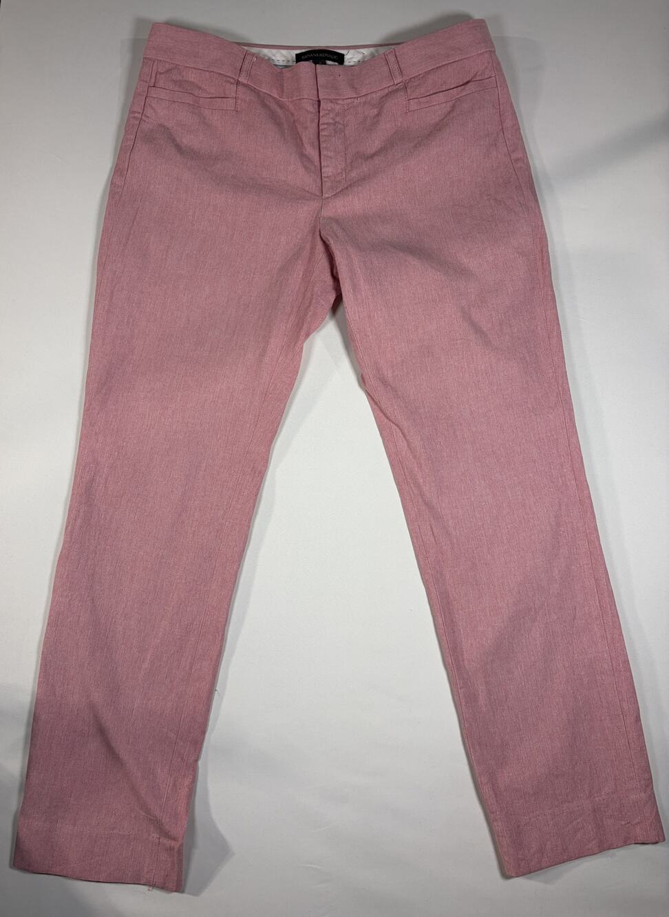 Banana Republic Pink Sloan Slacks EUC